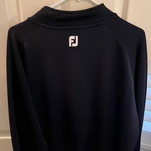 FootJoy Golf three quarter zip pullover, size XL, navy.